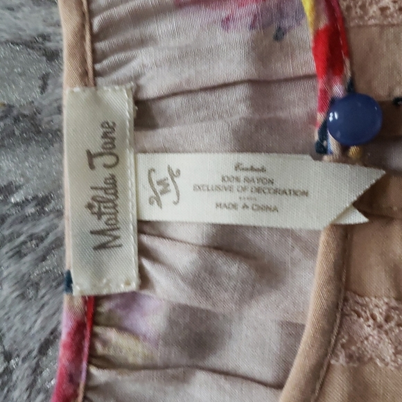Matilda Jane Kaia Peasant Top Friends Forever Floral SzM - Picture 3 of 6